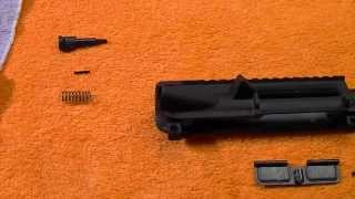 AR 15 Upper Receiver Build Dust Cover amp Forward Assist Install [upl. by Schaffel]