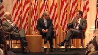 Bob Woodward and Ben Bradlee at the Nixon Library part I [upl. by Thurlow]