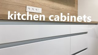 diy frameless kitchen cabinets [upl. by Eicaj]