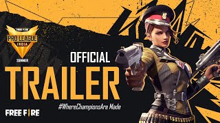 Official Trailer Free Fire Pro League 2021 Summer  Garena Free Fire [upl. by Viviana]