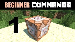 Beginner Command Block Tutorial Part 1  How to Get and Use a Command Block [upl. by Priestley464]