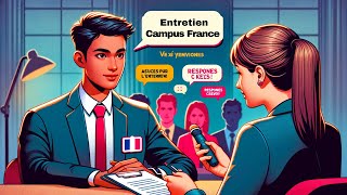 Simulation dentretien Campus France  Questions et Réponses [upl. by Ahsiemat]