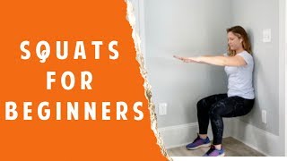 Squats for Beginners How to Squat Effectively [upl. by Hevak]