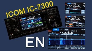 ICOM IC7300 Review and Full Walk Through [upl. by Oirevlis]