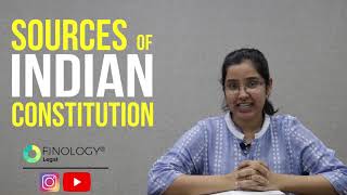 Sources of Indian Constitution  Indian Polity [upl. by Euton]