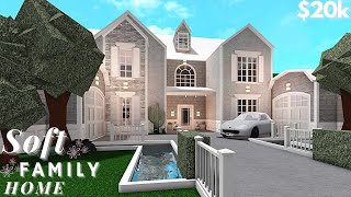 BLOXBURG Soft Family House 20k Slowed Down [upl. by Attekram]