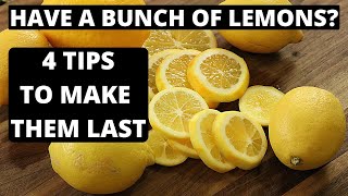 Too Many Lemons Preserve Lemons 4 Ways [upl. by Nue]