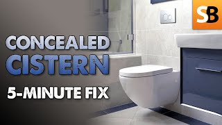 Concealed Cistern Problems 5Minute Fix [upl. by Ansell]