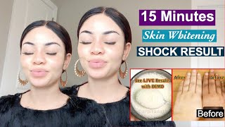 15 Minutes Instant Skin Whitening  DIY Home Remedy SHOCKING RESULT  Foaming Facial Bleach [upl. by Nathaniel399]