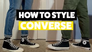 The BEST Way To Style Converse  Converse Outfits [upl. by Giffard]