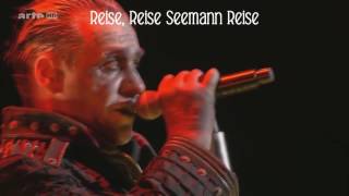 Rammstein  Reise Reise  Lyrics 2016 Hellfest [upl. by Mohandis104]