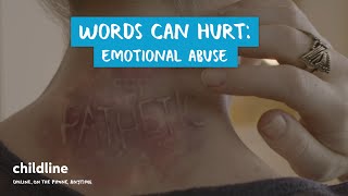 Words Can Hurt  Emotional Abuse  Childline [upl. by Rickie]