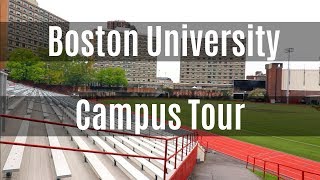 Boston University Campus Tour  Study in USA  Fellow Brownie [upl. by Oilerua]