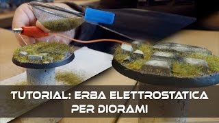 Tutorial Erba Elettrostatica per diorami [upl. by Atinnek755]