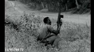 NigeriaBiafra War  Road to Umuahia  British TV Reporter Peter Sissons Shot amp injured  Oct 1968 [upl. by Fennell]