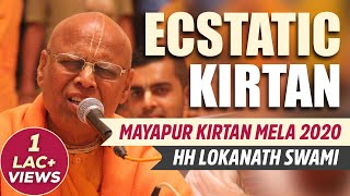 Ecstatic Kirtan  HH Lokanath Swami Maharaj  Mayapur Kirtan Mela 2020 [upl. by Cissiee]