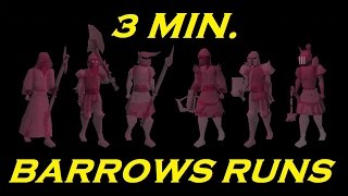 3 Minute Guide to 3 Minute Barrows Runs 2007scape [upl. by Uyerta]