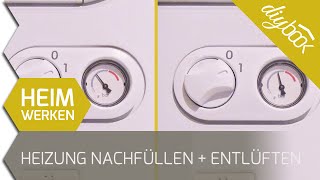 Heizung nachfüllen und entlüften [upl. by Eus]