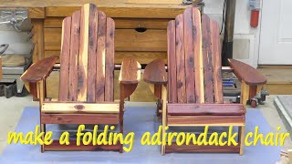 Make a folding Adirondack chair [upl. by Ztnarf537]