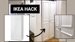 IKEA HACK  Bostrak Schrank verschönern mit Leisten  DIY  lotsofdots [upl. by Carly]