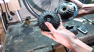 TUTO Changer cassetteroue libre vélo [upl. by Ahserkal]