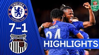 Chelsea 71 Grimsby Town  HudsonOdoi James and Barkley Score In 8 Goal Thriller 🔥 Highlights [upl. by Alitta337]