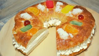 RECETA ROSCÓN DE REYES  Rosca de Reyes Receta [upl. by Llenyt]