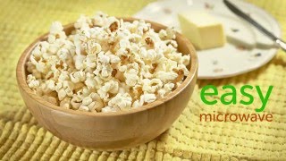 Easy Microwave Butter Popcorn Recipe [upl. by Jeanette]