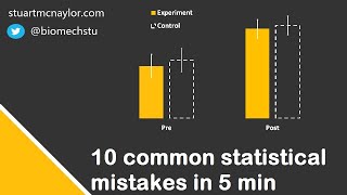 Ten Statistical Mistakes in 5 Min [upl. by Odoric]