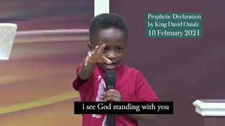 POWERFUL PROPHETIC DECLARATIONS FROM THE YOUNG PROPHET KING DAVID EMMANUEL OMALE [upl. by Pulchi]