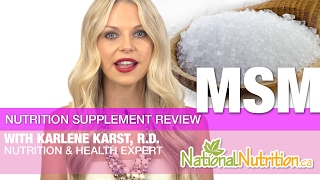 Benefits Of MSM Supplement  Professional Supplement Review  National Nutrition Canada [upl. by Fortna]