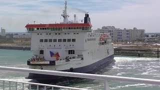 PampO Ferries  Pride of Kent  Dover to Calais [upl. by Neryt]