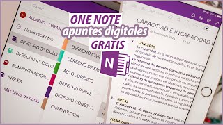 APUNTES DIGITALES EN ONE NOTE  CÓMO USARLA Paso a Paso [upl. by Yetac]