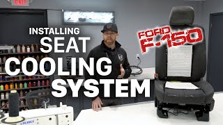 How To Install Heating and Cooling Seat Ventilation In Ford FSeries Trucks SANCTUM LeatherSeatscom [upl. by Iidnarb]