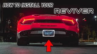 How to Install REVIVER Digital License Plate [upl. by Arriat]