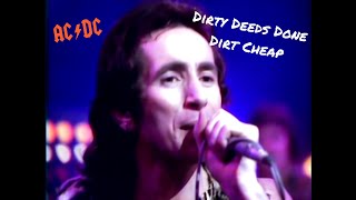 ACDC  Dirty Deeds Done Dirt Cheap PromoClip Remastered [upl. by Kila990]