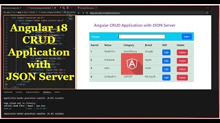 Angular 18 CRUD Application with JSON Server [upl. by Fusuy116]