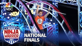 Tyler Yamauchi at the Las Vegas National Finals Stage 1  American Ninja Warrior 2017 [upl. by Lowis]