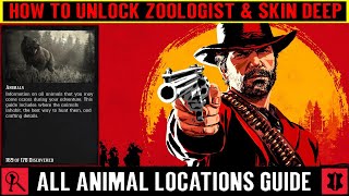 Red Dead Redemption 2 Zoologist amp Skin Deep  All Animal Locations Guide [upl. by Adiv908]