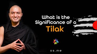 What is the Significance a Tilak Hindi with English CC [upl. by Ereveniug463]