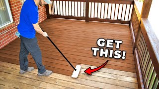 ReStain a Deck the Easy Way [upl. by Copland]