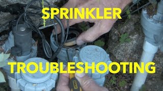 Troubleshooting irrigation sprinkler valves [upl. by Nitas]