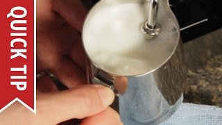 How to AutoFroth Milk for Lattes [upl. by Phares]