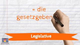 Grundgesetz erklärt Gewaltenteilung Legislative Exekutive Judikative [upl. by Jena]