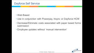 Dayforce Self Service  Introduction [upl. by Anwahsal717]