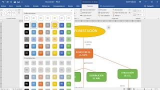 CÓMO HACER UN MAPA CONCEPTUAL EN WORD [upl. by Thaddus]