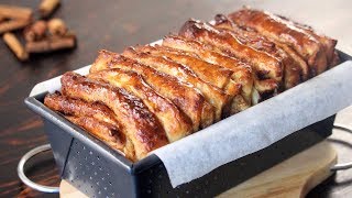 Pull Apart Cinnamon Bread Recipe  How Tasty Channel [upl. by Joub]