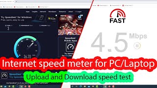 How to check internet speed in PC LaptopDesktop [upl. by Killen241]