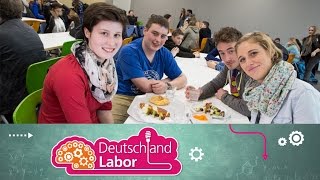 Deutsch lernen A2  Das Deutschlandlabor  Folge 01 Schule [upl. by Ahseekal]