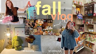 getting into the fall spirit 🍁👻⭐️☕️ decroating for fall baking clothing favs  more [upl. by Eceryt]